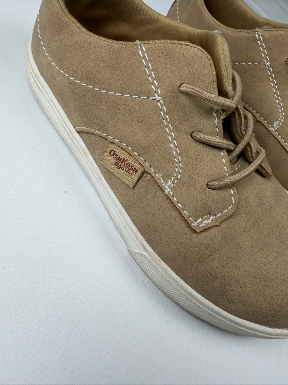 OshKosh B'gosh Kids' Tan Lace-Up Sneaker
